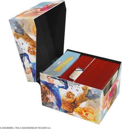 Gamegenic | Magic: The Gathering | Marvel Super Heroes Soft Crate 100+ XL Sideloading - The Fantastic Four/Go Nuts! | Trading Card Game Accessory | Ages 13+