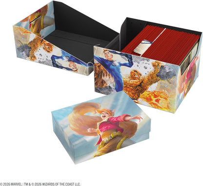 Gamegenic | Magic: The Gathering | Marvel Super Heroes Soft Crate 100+ XL Sideloading - The Fantastic Four/Go Nuts! | Trading Card Game Accessory | Ages 13+