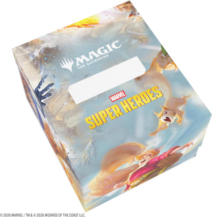 Gamegenic | Magic: The Gathering | Marvel Super Heroes Soft Crate 100+ XL Sideloading - The Fantastic Four/Go Nuts! | Trading Card Game Accessory | Ages 13+