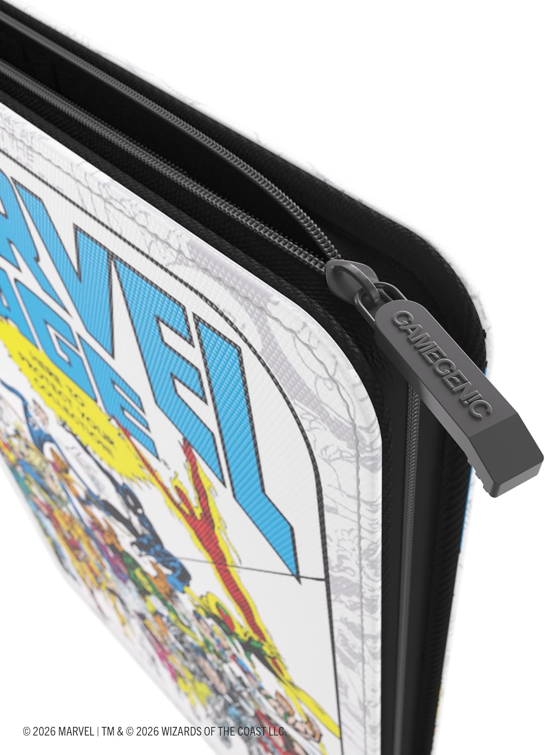 Gamegenic | Magic: The Gathering | Marvel Super Heroes Zip-Up Album 18-Pocket - Marvel Age | Trading Card Game Accessory | Ages 13+