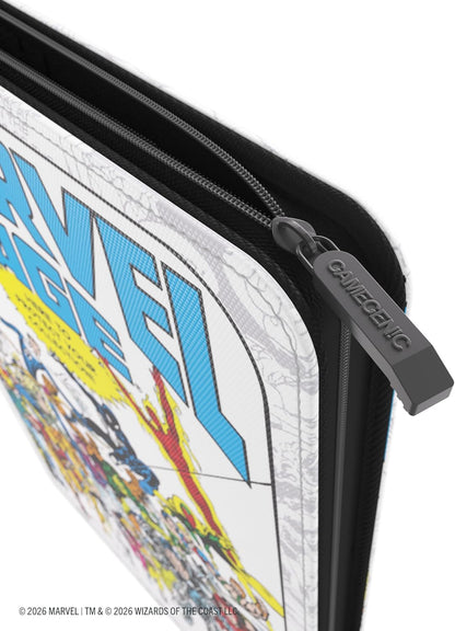Gamegenic | Magic: The Gathering | Marvel Super Heroes Zip-Up Album 18-Pocket - Marvel Age | Trading Card Game Accessory | Ages 13+