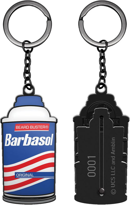 FaNaTtik Jurassic Park Sliding Barbasol Can Schlüsselanhänger, limitierte Auflage 5000, nummerierte Filmrequisite Replik