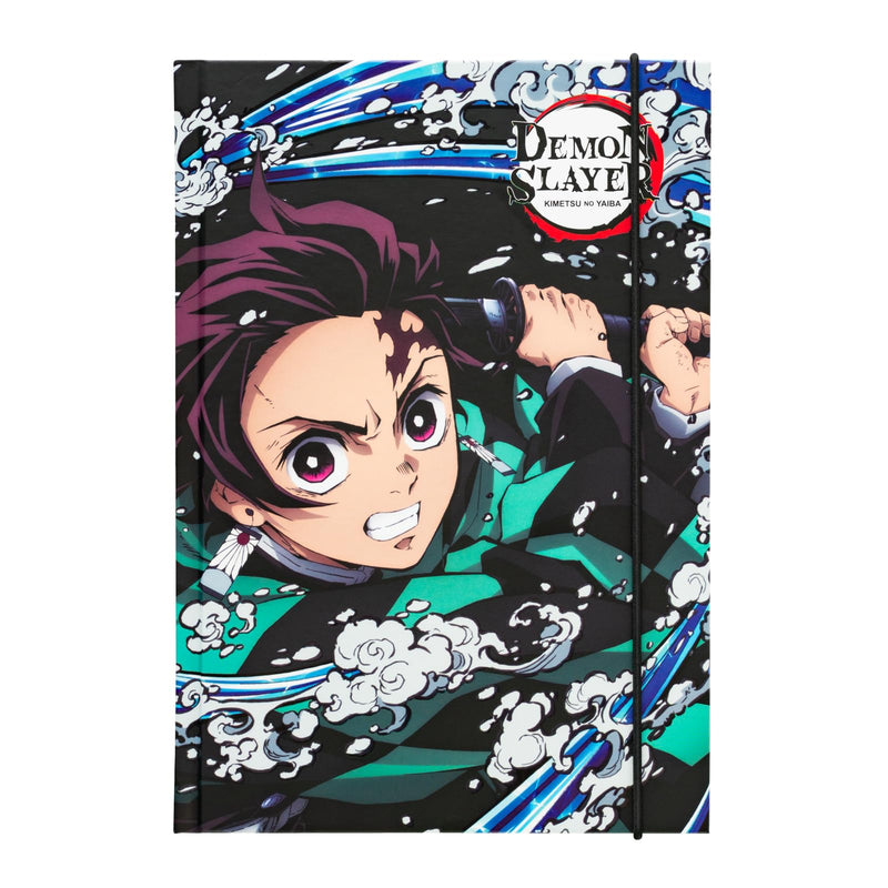 Grupo Erik Taccuino A5 Demon Slayer Gadget - Quaderno Appunti Bullet Journal Puntinato con Segnalibro, Tasca Espandibilee e Copertina Rigida, 192 Pagine | Diario Personale