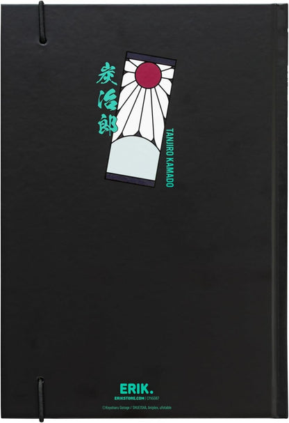 Grupo Erik Taccuino A5 Demon Slayer Gadget - Quaderno Appunti Bullet Journal Puntinato con Segnalibro, Tasca Espandibilee e Copertina Rigida, 192 Pagine | Diario Personale