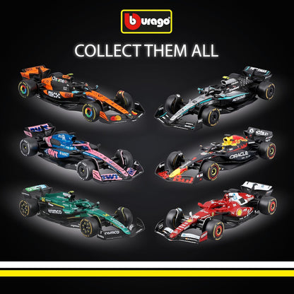 Bburago - F1 Red Bull Racing RB21 2025#1 Verstappen, 1:43 Scale Diecast Car with Authentic Details, F1 Red Bull Replica, Official Livery, Racing Licence, Recommended Age 3+ Years