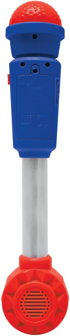 LEXIBOOK, Spider-Man Microphone with Light Tube, Speaker, Melodies, and Sound Effects, MIC90SP