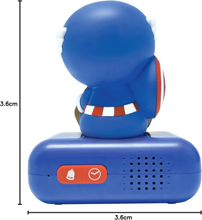 Lexibook, Marvel Avengers, Avengers Nachtlicht Wecker, Sounds und Melodien, Hintergrundbeleuchtetes LCD-Display, Leuchtend, Snooze, RL800AV1