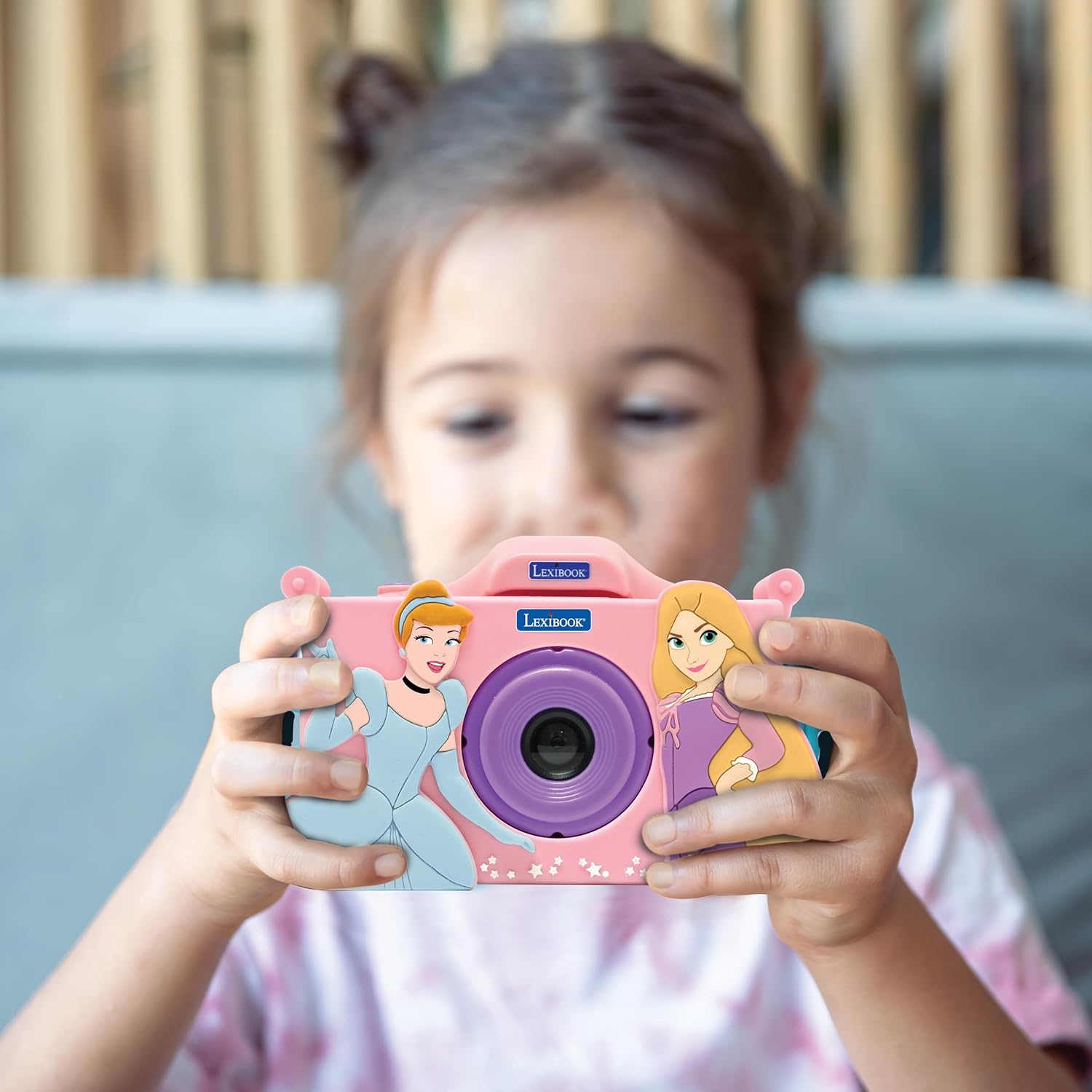 LEXIBOOK, Disney Princesses, Children's Camera with Disney Princesses Protection, Pink, DJ078DP