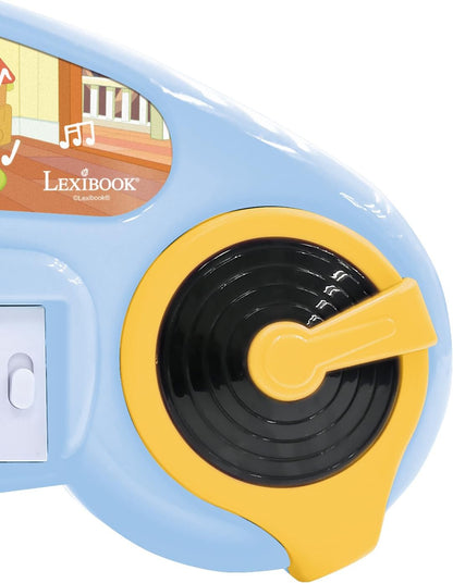 Lexibook, Bluey, Electronic Piano for Children with Light Effects, Blue Yellow, K704BY