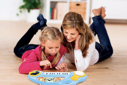 Lexibook, Bluey, Electronic Piano for Children with Light Effects, Blue Yellow, K704BY