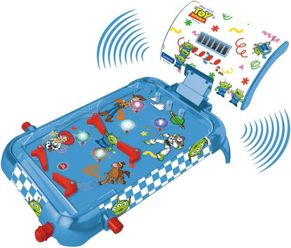 Lexibook, Toy Story, Elektronisches Tisch-Flipper, Digitale Punktanzeige LCD, Geräusche und Lichter, 4 Flipper und 5 Bumper, Verstellbare Ständer, Ball Enthalten, Blau, JG610TS