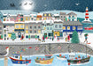 Ravensburger Coastal Christmas 1000 Piece Jigsaw Puzzle – Festive Harbour Scene by Georgia Breeze – Christmas Jigsaw for Adults & Families