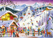 Ravensburger Slopeside Spirit 1000 Piece Jigsaw Puzzle for Adults and Families | Winter Ski Resort Scene | Premium Quality Christmas Puzzle Gift