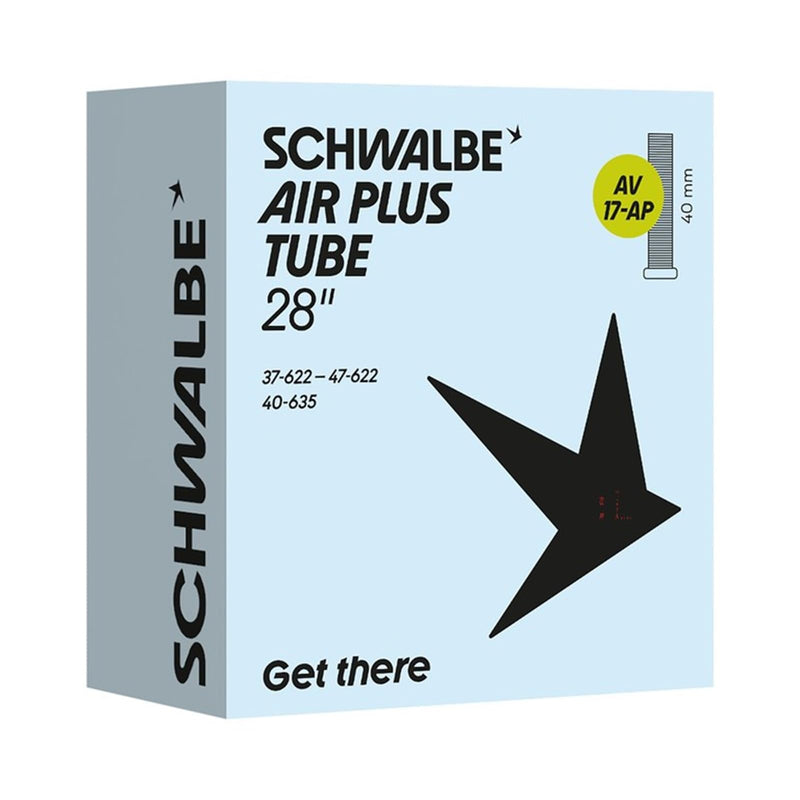 Schwalbe Bicycle Inner Tube AV17-AP Air Plus 37/47-622/635 IB AGV 40 mm