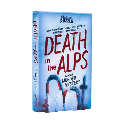 Professor PUZZLE Death In The Alps Mini Murder Mystery Game