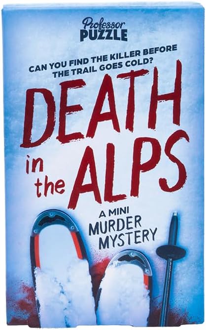 Professor PUZZLE Death In The Alps Mini Murder Mystery Game