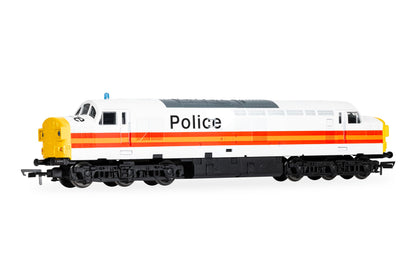 Train Miniature Hornby - R30435TXS Railroad - BR - Class 37 - '37093' aux Couleurs de la Police (avec Son DCC) - Époque 8