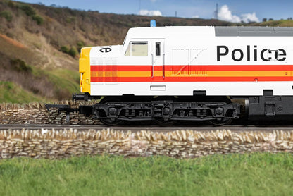 Train Miniature Hornby - R30435TXS Railroad - BR - Class 37 - '37093' aux Couleurs de la Police (avec Son DCC) - Époque 8
