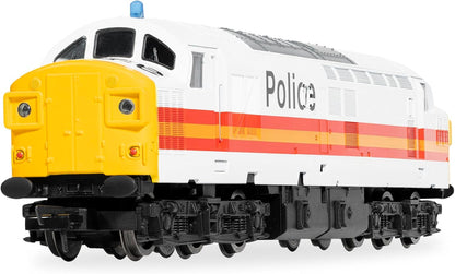 Train Miniature Hornby - R30435TXS Railroad - BR - Class 37 - '37093' aux Couleurs de la Police (avec Son DCC) - Époque 8
