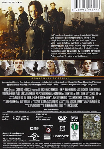 hunger games - il canto della rivolta - parte 2 DVD Italian Import