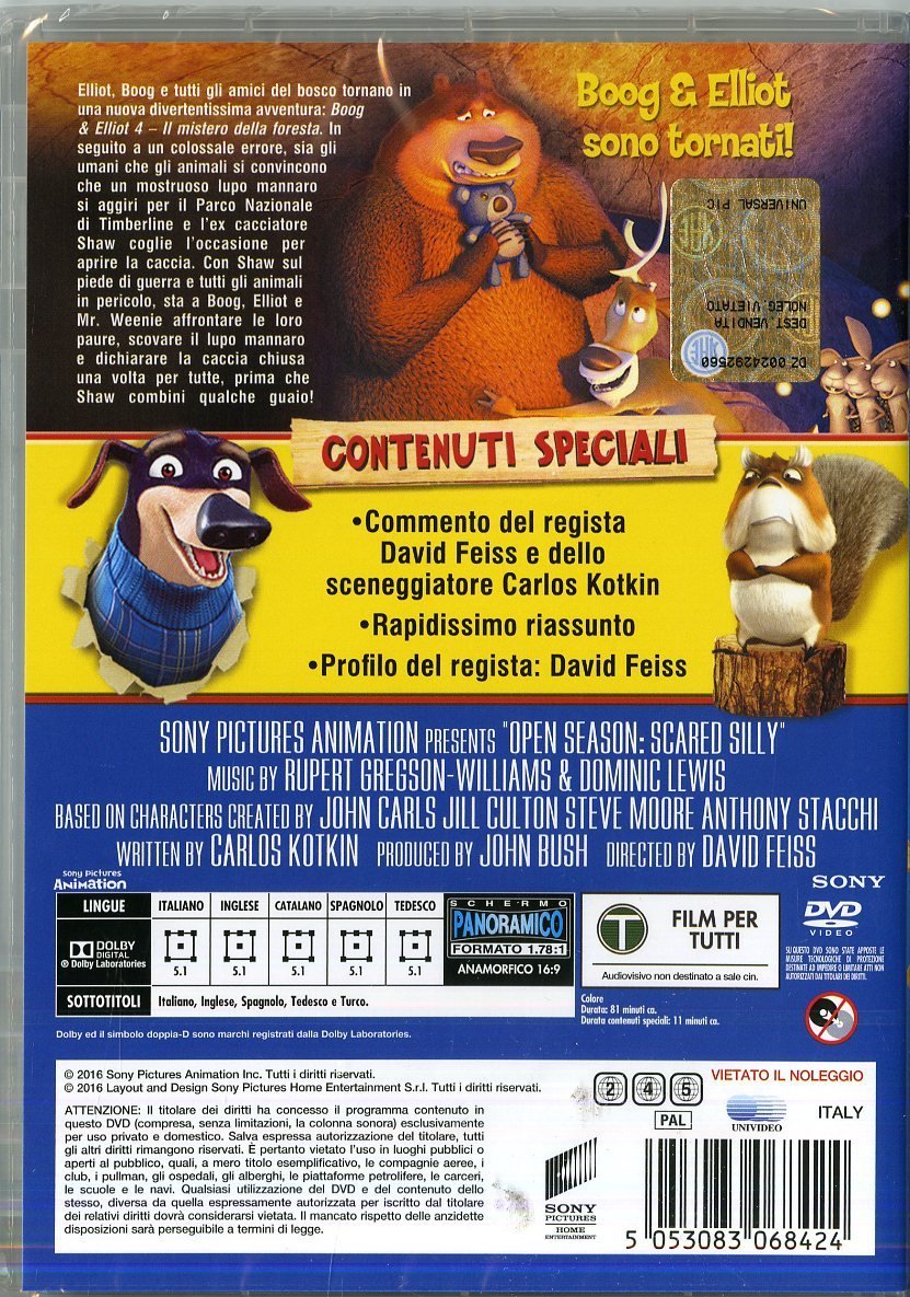 boog & elliot 4 - il mistero della foresta DVD Italian Import