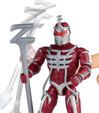 Power Rangers Lord Zedd Action Figure – Mighty Morphin Villain Toy with Staff Action Feature, Classic TV Series Collectible Figure for Kids & Fans