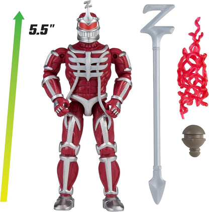 Power Rangers Lord Zedd Action Figure – Mighty Morphin Villain Toy with Staff Action Feature, Classic TV Series Collectible Figure for Kids & Fans