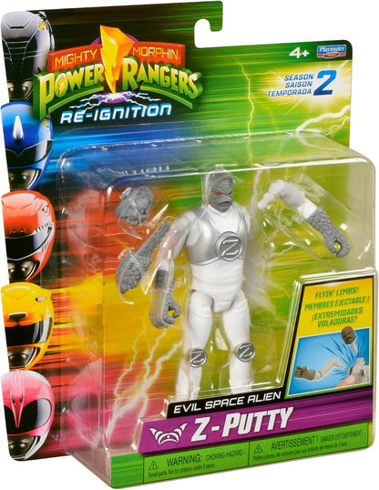 Power Rangers Z-Putty Action Figure – Mighty Morphin Villain Toy with Exploding Limb Action, Press Z Chest Feature, Collectible Figure for Kids & Fans