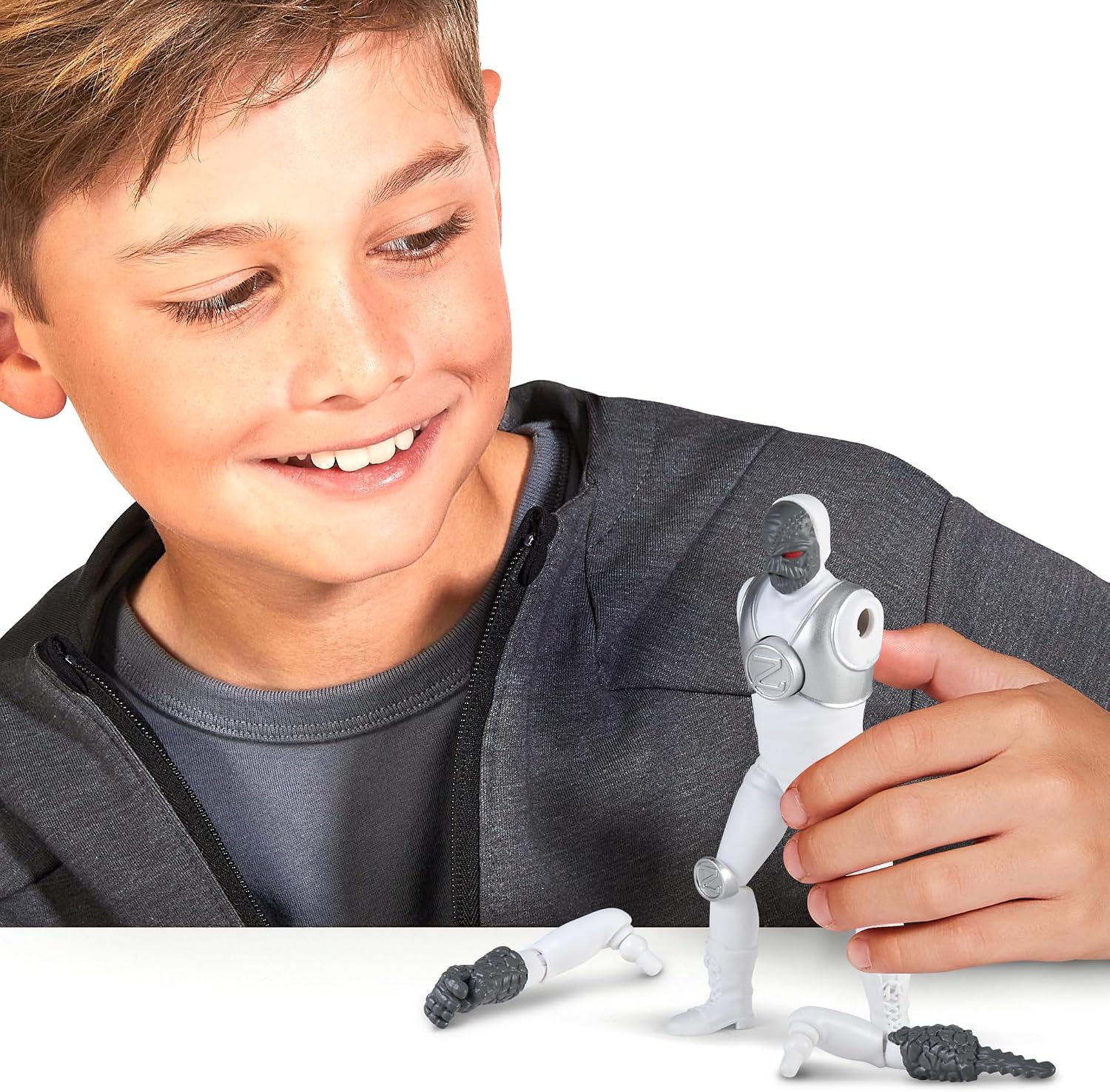 Power Rangers Z-Putty Action Figure – Mighty Morphin Villain Toy with Exploding Limb Action, Press Z Chest Feature, Collectible Figure for Kids & Fans