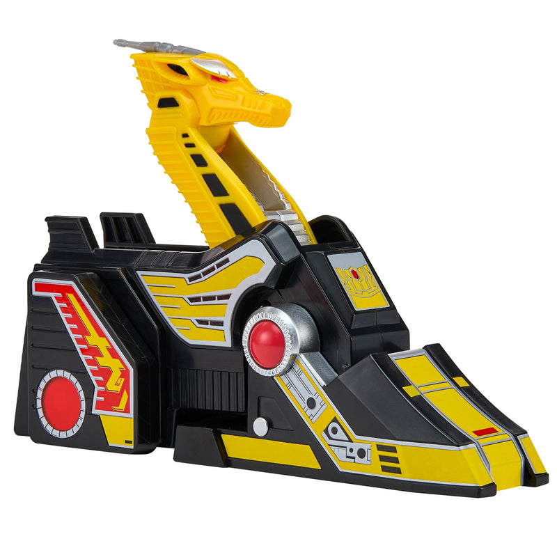 Power Rangers Yellow Ranger Griffin Thunderzord Action Figure – Mighty Morphin Zord Toy with Fireball Launch Feature