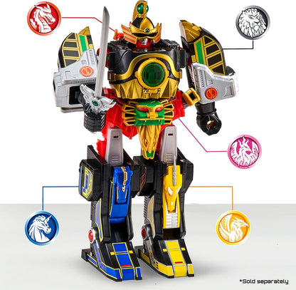Power Rangers Pink Ranger Firebird Thunderzord Action Figure – Mighty Morphin Zord Toy with Energy Gust Feature