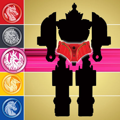 Power Rangers Pink Ranger Firebird Thunderzord Action Figure – Mighty Morphin Zord Toy with Energy Gust Feature
