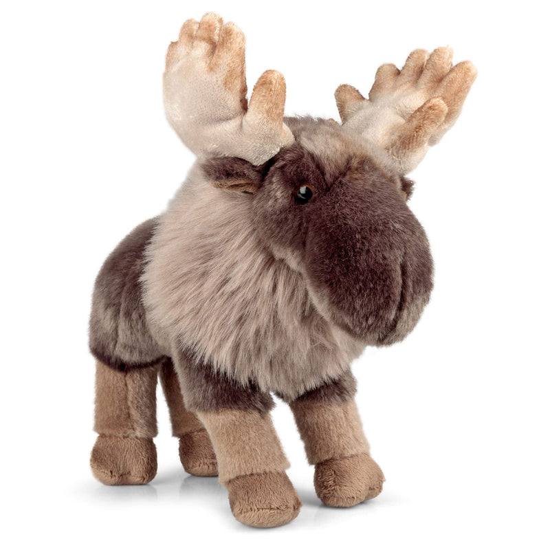 Animigos pluche dier eland, knuffeldier in realistisch design, knuffelzacht, ca. 25 cm groot