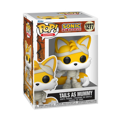 Funko POP! Games: Sonic the Hedgehog - Tails as Mummy | Gadget Ufficiale - Personaggio in Vinile da Collezione da Esporre - Idea Regalo Compleanno per Fan e Collezionisti