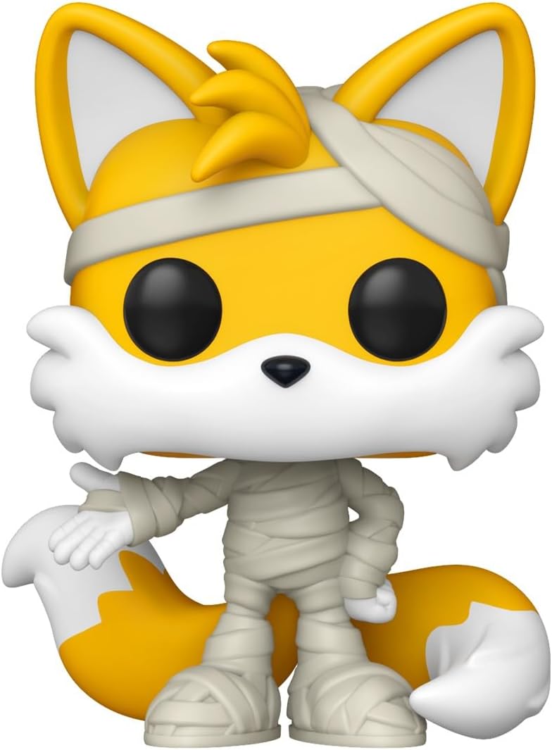 Funko POP! Games: Sonic the Hedgehog - Tails as Mummy | Gadget Ufficiale - Personaggio in Vinile da Collezione da Esporre - Idea Regalo Compleanno per Fan e Collezionisti