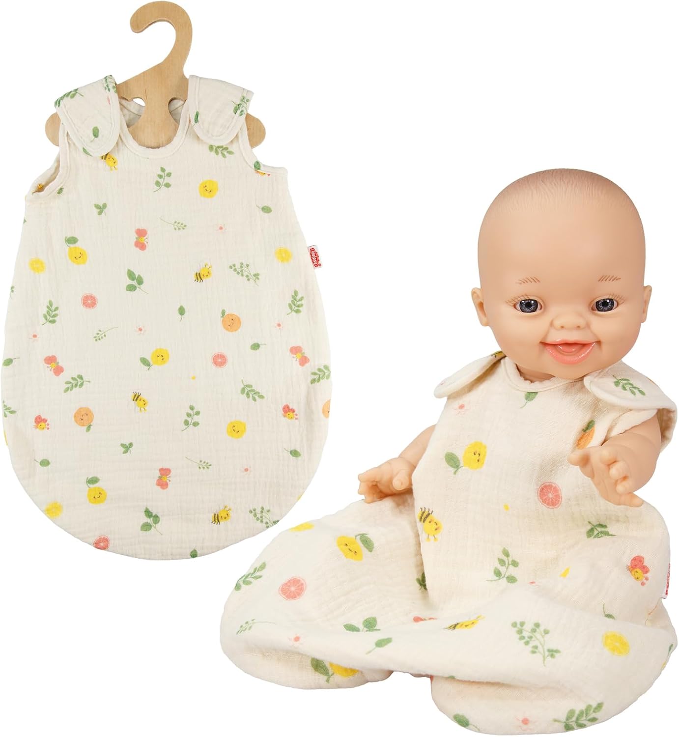 Slaapzak voor Poppen Cheeky Fruits - Maat 35-45 cm