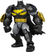 Mattel DC Premier - Batman, action figure con luci e 8 suoni diversi, indossa un'armatura da robot oversize con accessori tra cui lanciaproiettili e dischi da battaglia, JMP84