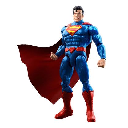 Mattel DC Premier - Superman, action figure con luci e 10 suoni diversi, vista laser, modalità volo e azione spezza-catene, con cintura e accessori inclusi, JMP85