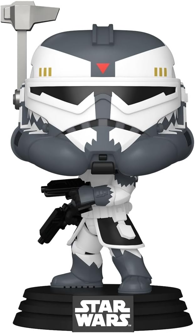 Funko POP! Star Wars: Clone Wars - Comm Wolffe - Sammelbare Vinylfigur - Geschenkidee - Offizielles Merchandise - Spielzeug für Kinder & Erwachsene - Modellfigur für Sammler und zur Ausstellung