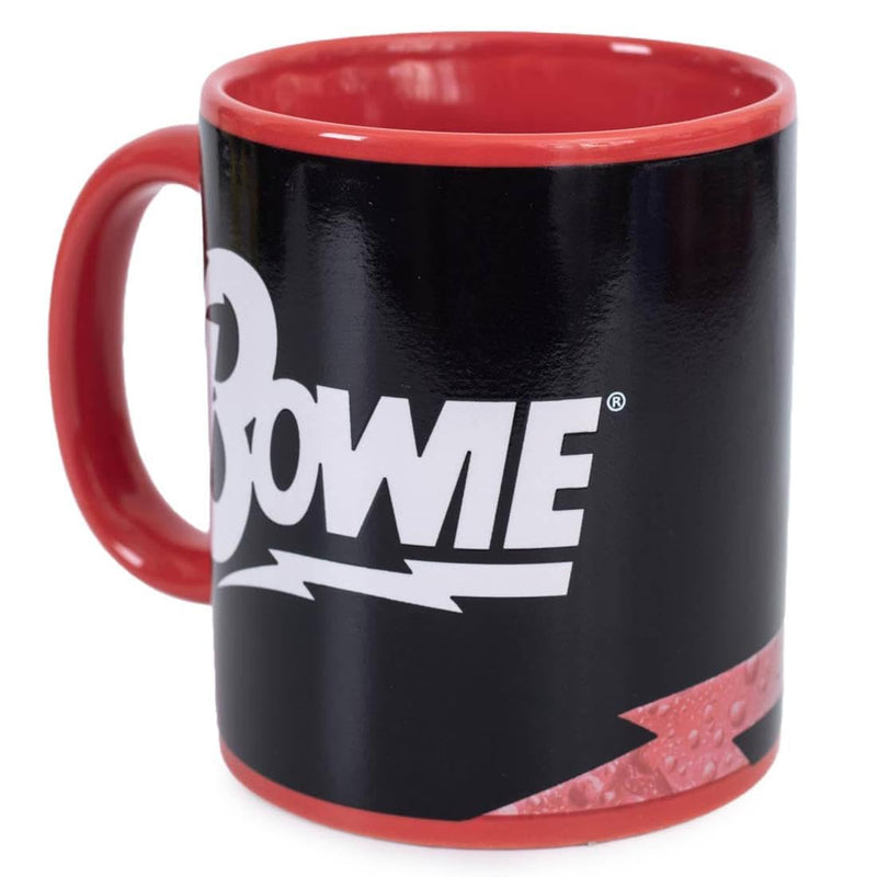 David Bowie - Mug thermoréactif BOLT (Taille unique) (Rouge