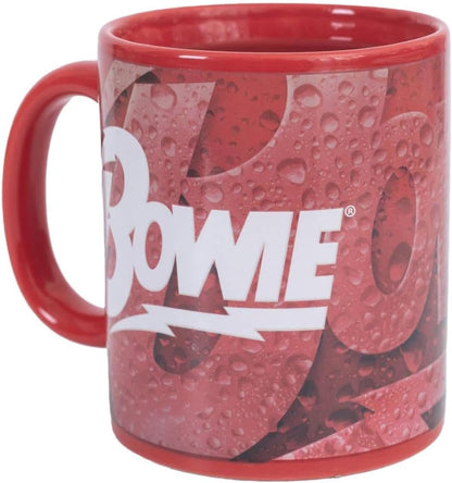 David Bowie - Mug thermoréactif BOLT (Taille unique) (Rouge