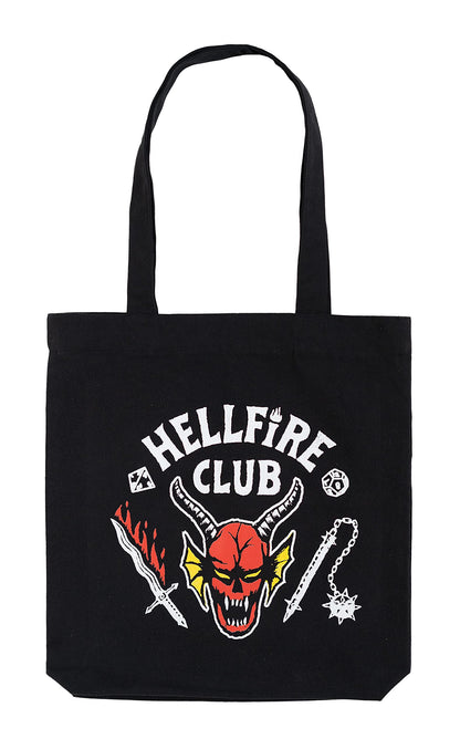 Grupo Erik Tote Bag, Stranger Things Einkaufstasche, Stofftasche aus Baumwoll, Leichte Tragetasche