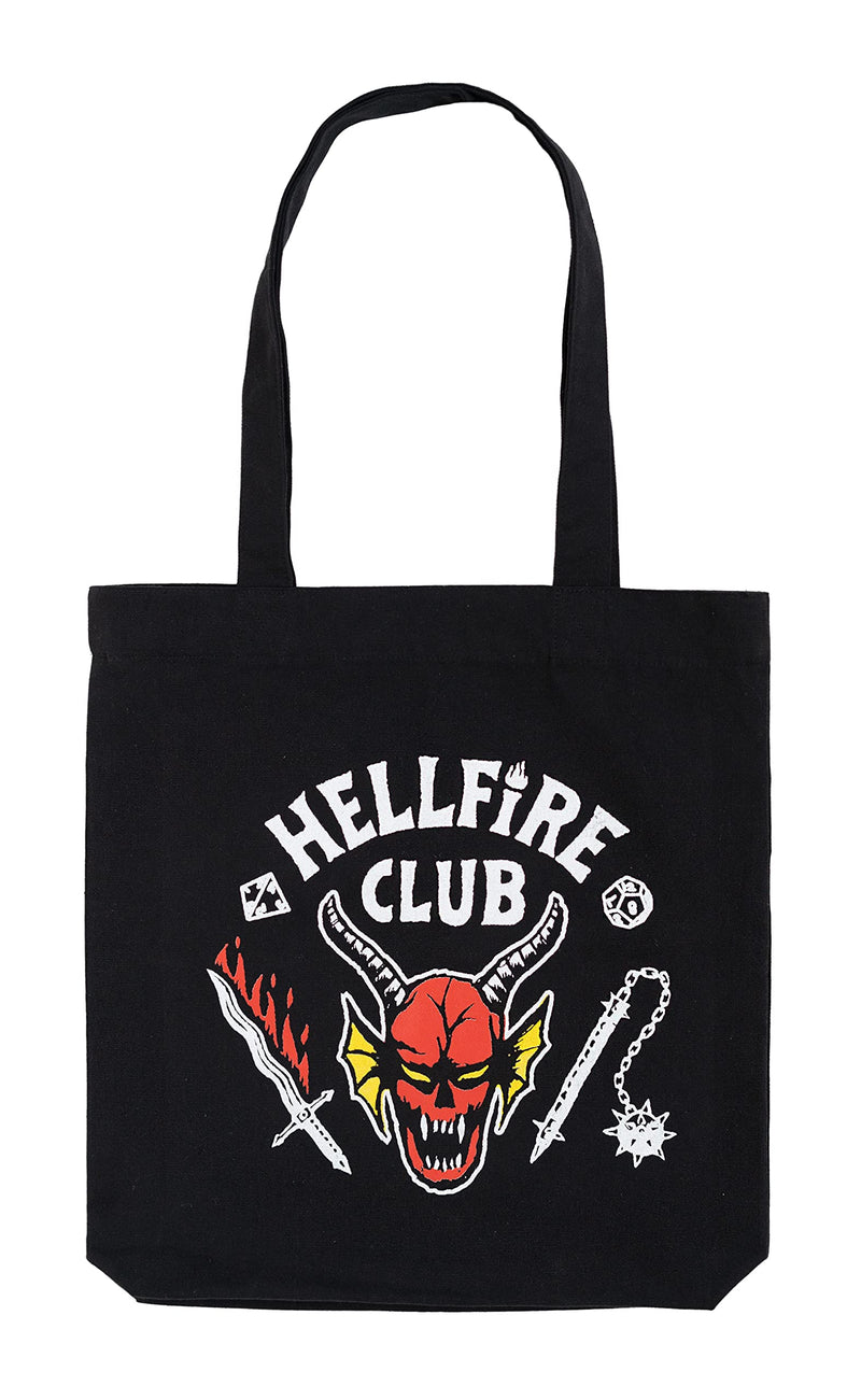 Grupo Erik Tote Bag, Stranger Things Einkaufstasche, Stofftasche aus Baumwoll, Leichte Tragetasche