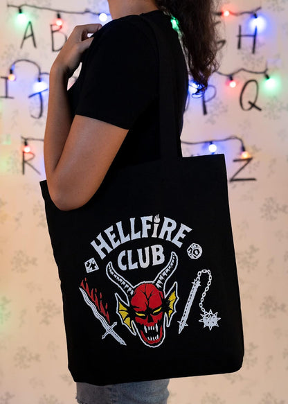 Grupo Erik Tote Bag, Stranger Things Einkaufstasche, Stofftasche aus Baumwoll, Leichte Tragetasche