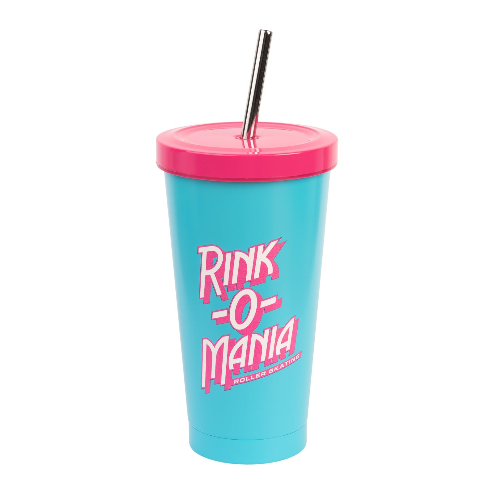 Grupo Erik Thermobecher 500ml Stranger Things - Kaffeebecher to go Thermo Trinkbecher mit Deckel und Strohhalm - Offizieller Stranger Things Merch