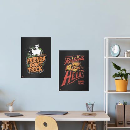 Gruppo Erik - Set di 2 mini poster Stranger Things | Poster decorativi per camera da letto e soggiorno, decorazione da parete originale | Licenza Ufficiale | 52 x 38 cm