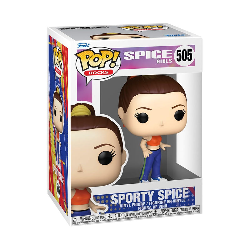 Funko POP! Rocks: Spice Girls - Sporty (Wannabe) - Sammelbare Vinylfigur - Geschenkidee - Offizielles Merchandise - Spielzeug für Kinder & Erwachsene - Modellfigur für Sammler und zur Ausstellung
