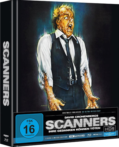 Scanners (Mediabook, 4K-UHD+2 Blu-rays