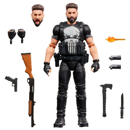 Marvel Legends Series Punisher, The Punisher Action-Figur Set zum Sammeln (15 cm