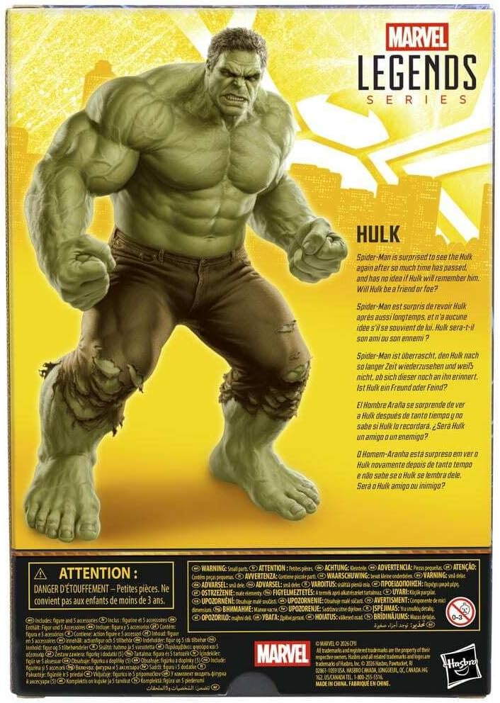 Marvel Legends Series Hulk, Spider-Man: Brand New Day Collectible 15-cm Action Figure Set